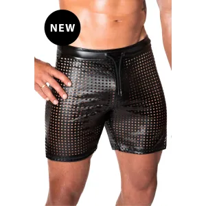 Schwarze Shorts H077 von Noir Handmade Chaos Collection