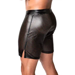 Schwarze Shorts H077 von Noir Handmade Chaos Collection