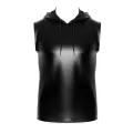Ärmelloses Kapuzenshirt H081 von Noir Handmade Chaos Collection