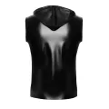 Ärmelloses Kapuzenshirt H081 von Noir Handmade Chaos Collection
