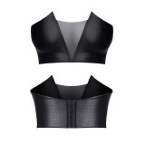 Schwarzes Damen-Top TDHilda001 von Demoniq Total Domination Collection | Fesselliebe.de