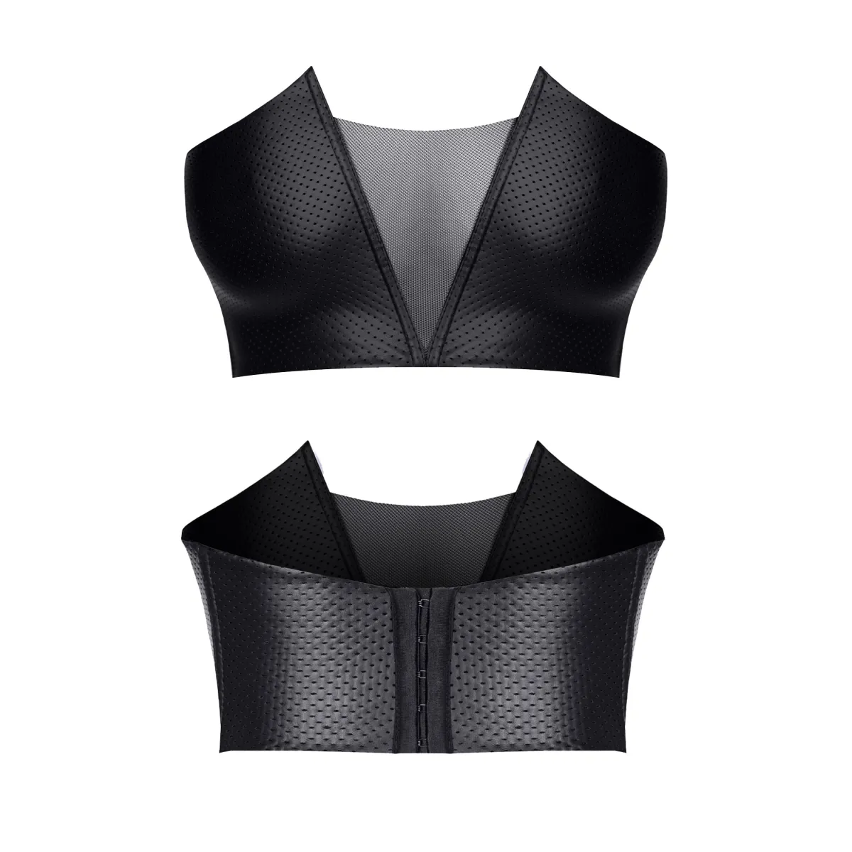 Schwarzes Damen-Top TDHilda001 von Demoniq Total Domination Collection | Fesselliebe.de