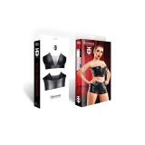 Schwarzes Damen-Top TDHilda001 von Demoniq Total Domination Collection | Fesselliebe.de