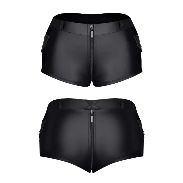 Schwarzer Damen Shorts TDHella001 von Demoniq Total Domination Collection | Fesselliebe.de
