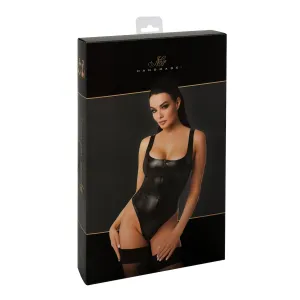 F333 Wetlook Body mit Frontreißverschluss von Noir Handmade