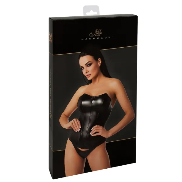 F334 Wetlook Corsagen-Top von Noir Handmade | Fesselliebe.de