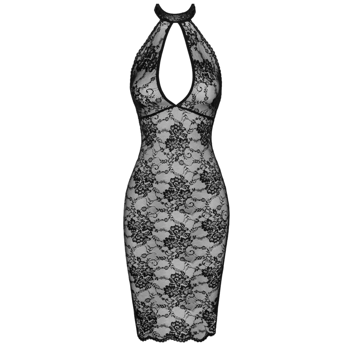 F338 halblanges Kleid aus Spitze von Noir Handmade | Fesselliebe.de