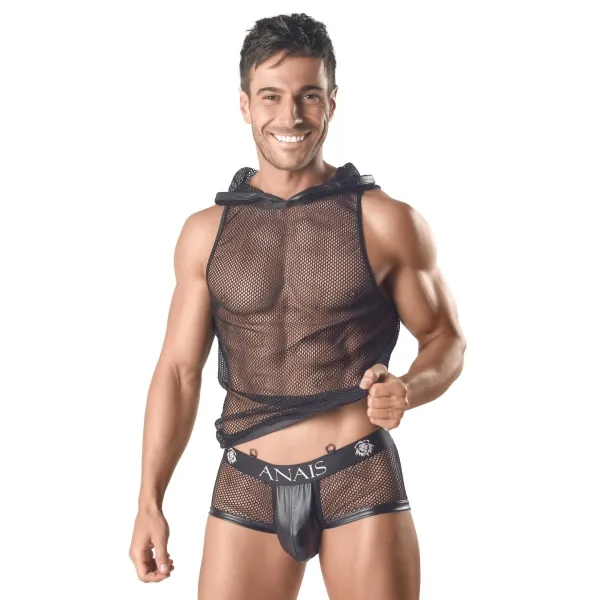 Herren Kapuzen-Netz-Shirt 054992 von Anais for Men | Fesselliebe.de