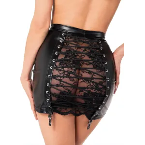 F341 Minrock mit Schnürung von Noir Handmade