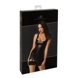 F344 Wetlook Minikleid mit Strumpfband von Noir Handmade | Fesselliebe.de