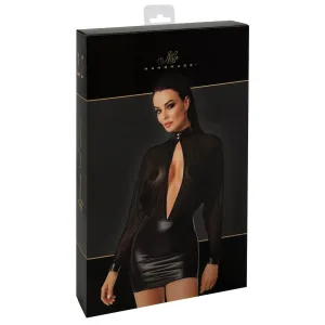 F348 Tüll-Minikleid mit Wetlook von Noir Handmade