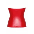 F355 Wetlook Corsagen-Top rot von Noir Hanndmade Orgia Collection