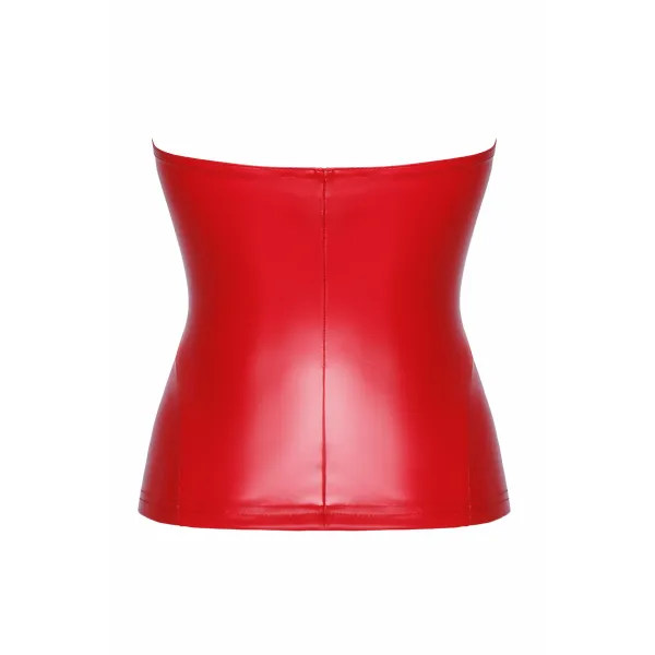 F355 Wetlook Corsagen-Top rot von Noir Hanndmade Orgia Collection | Fesselliebe.de
