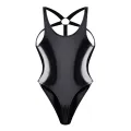 Brustfreier Lack Body TDTanja001 von Demoniq Total Domination Collection
