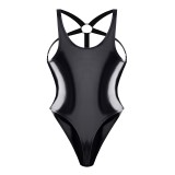 Brustfreier Lack Body TDTanja001 von Demoniq Total Domination Collection | Fesselliebe.de