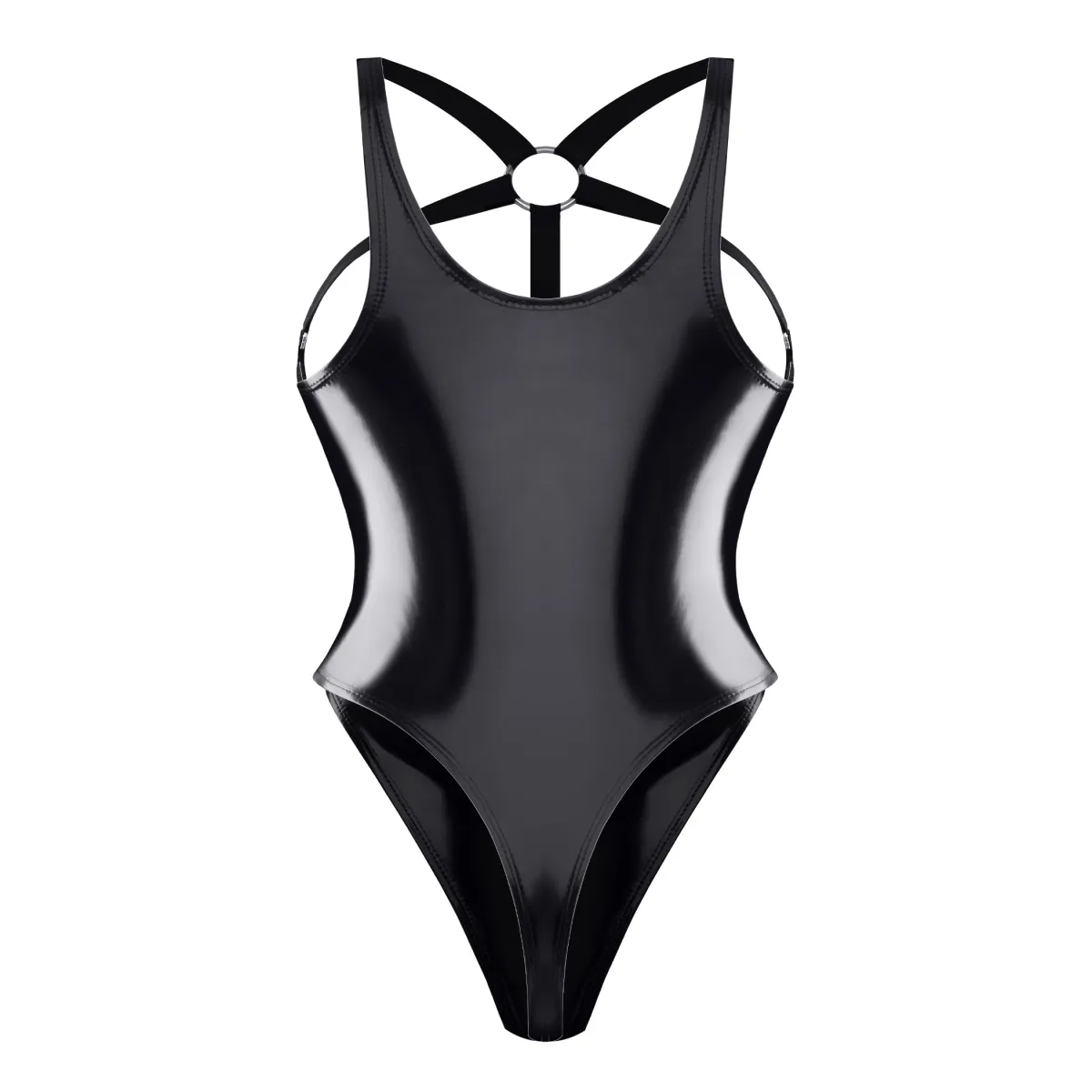 Brustfreier Lack Body TDTanja001 von Demoniq Total Domination Collection | Fesselliebe.de