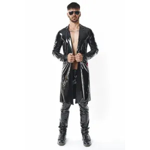 Halblanger Herren Lack-Mantel RMStefano by RFP nextGEN Collection | Fesselliebe.de