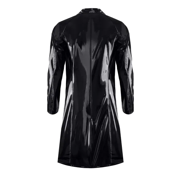 Halblanger Herren Lack-Mantel RMStefano by RFP nextGEN Collection | Fesselliebe.de