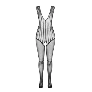 Schwarzer ouvert Bodystocking BS103 von Passion