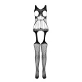 Schwarzer ouvert Bodystocking BS106 von Passion