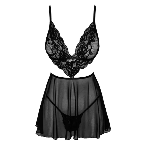 KISS242 Negligee aus Netz und Spitze von Kissable | Fesselliebe.de