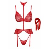 KISS243 5-teiliges Set aus Spitze von Kissable | Fesselliebe.de