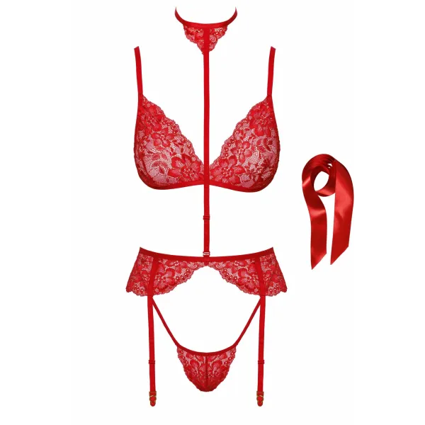 KISS243 5-teiliges Set aus Spitze von Kissable | Fesselliebe.de