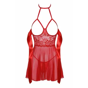 KISS247 Negligee aus Netz und Spitze von Kissable
