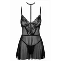 KISS249 Negligee aus Netz und Spitze von Kissable