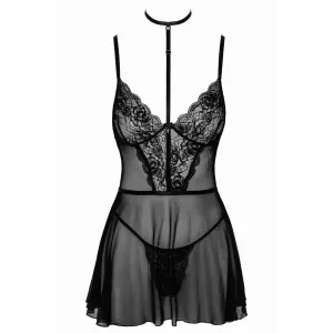 KISS249 Negligee aus Netz und Spitze von Kissable