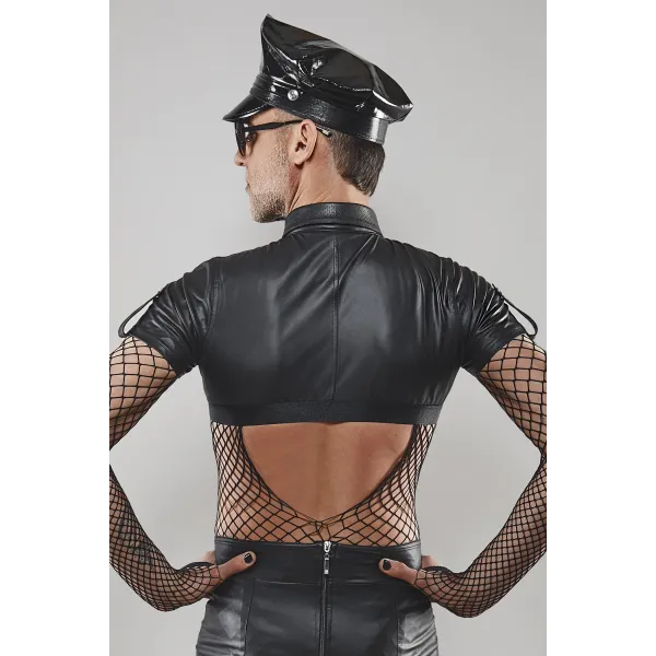 Brust T-Shirt BOAlexander001 schwarz von RFP Bad Officer | Fesselliebe.de