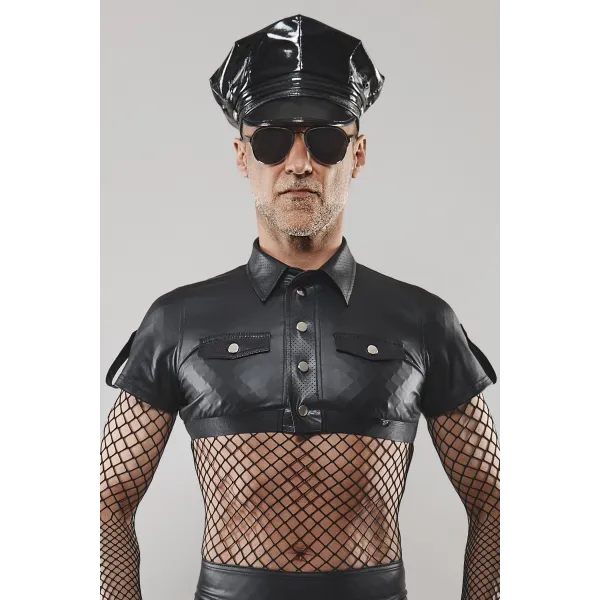 Brust T-Shirt BOAlexander001 schwarz von RFP Bad Officer | Fesselliebe.de