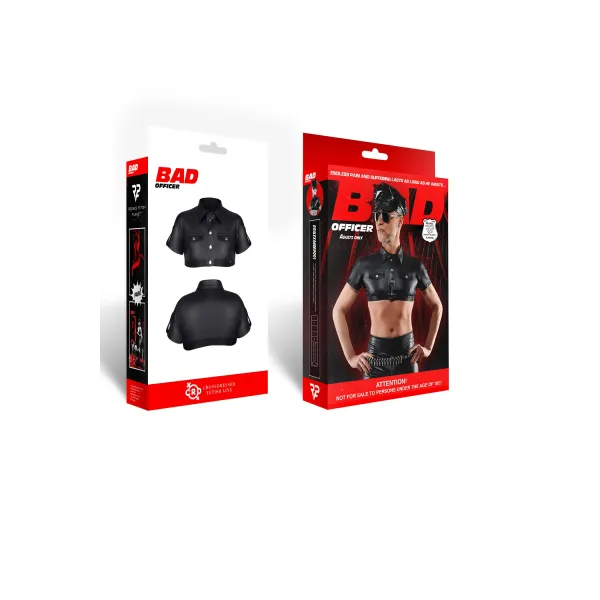 Brust T-Shirt BOAlexander001 schwarz von RFP Bad Officer | Fesselliebe.de