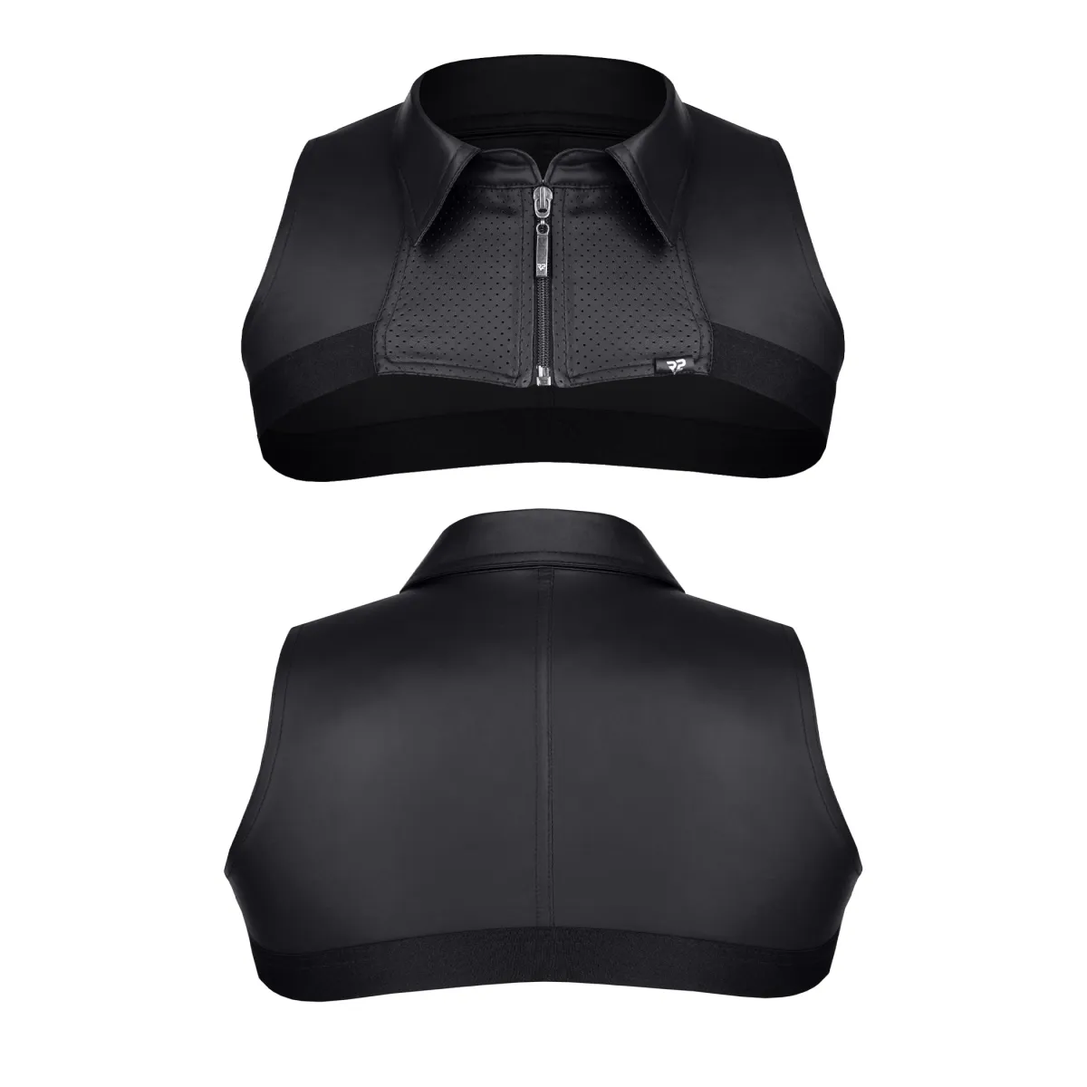 Extra kurzes Shirt BOAlvaro001 schwarz von RFP Bad Officer | Fesselliebe.de