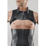 Extra kurzes Shirt BOAlvaro001 schwarz von RFP Bad Officer | Fesselliebe.de