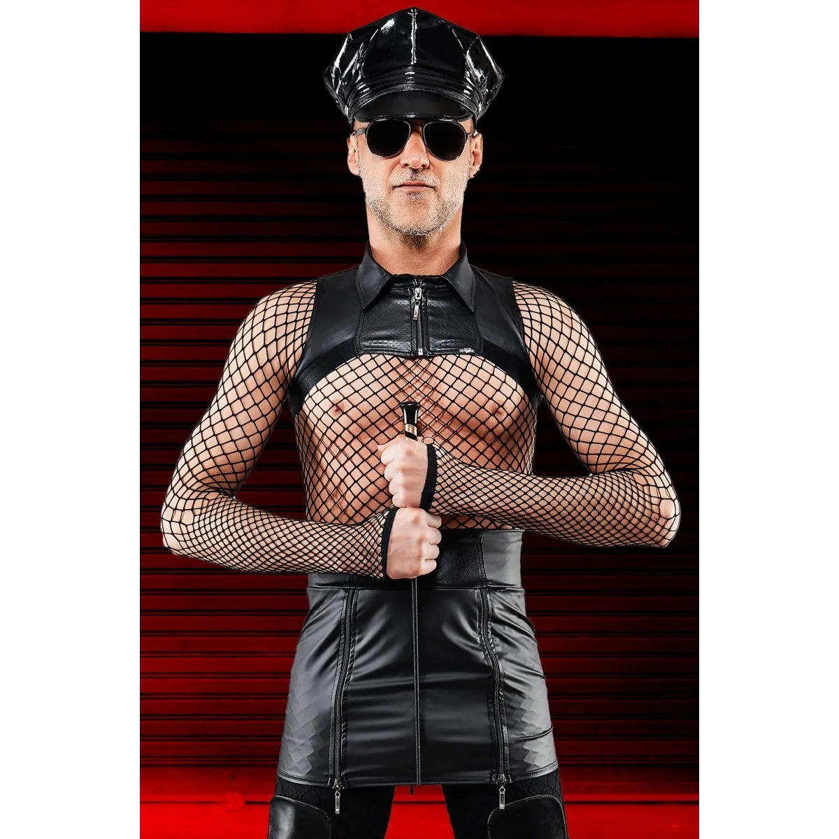 Kurzer Rock BOJorge001 schwarz von RFP Bad Officer | Fesselliebe.de