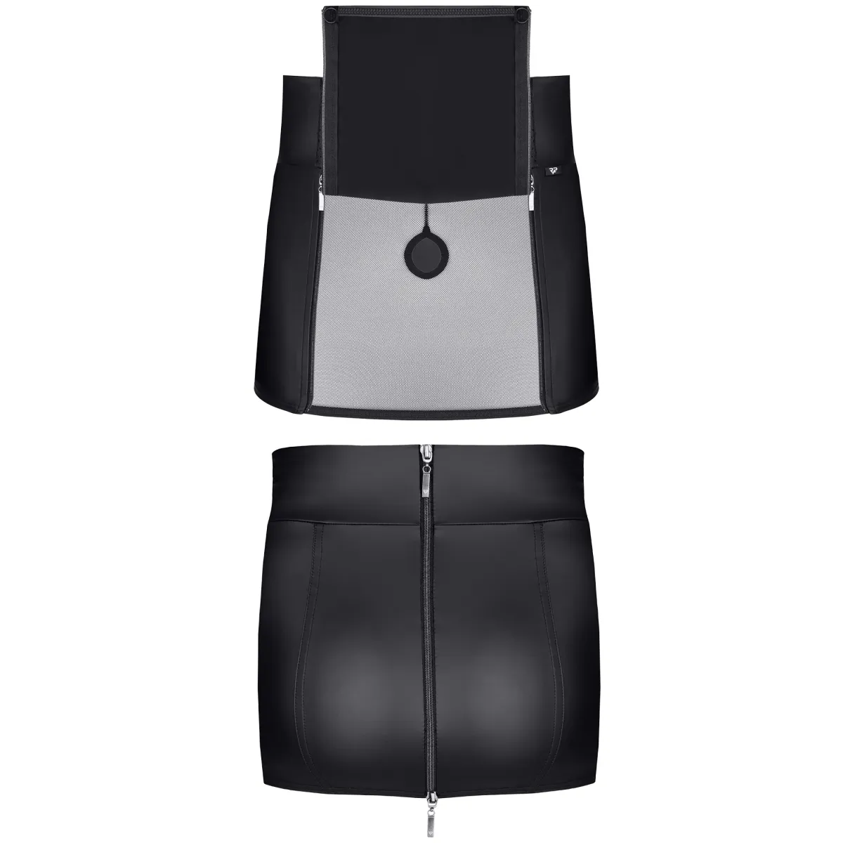 Kurzer Rock BOJorge001 schwarz von RFP Bad Officer | Fesselliebe.de