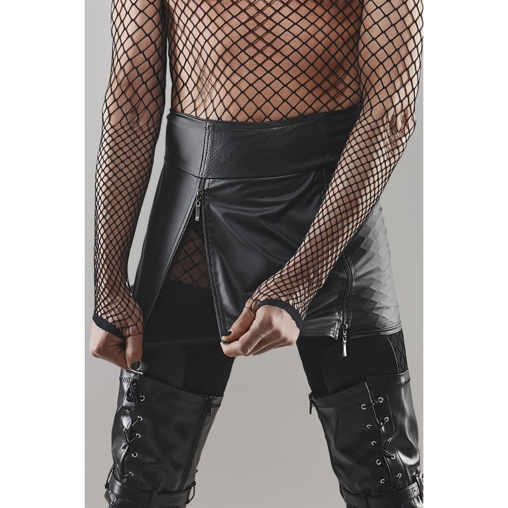 Kurzer Rock BOJorge001 schwarz von RFP Bad Officer | Fesselliebe.de
