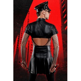 Halblanger Rock BOJavier001 schwarz von RFP Bad Officer | Fesselliebe.de