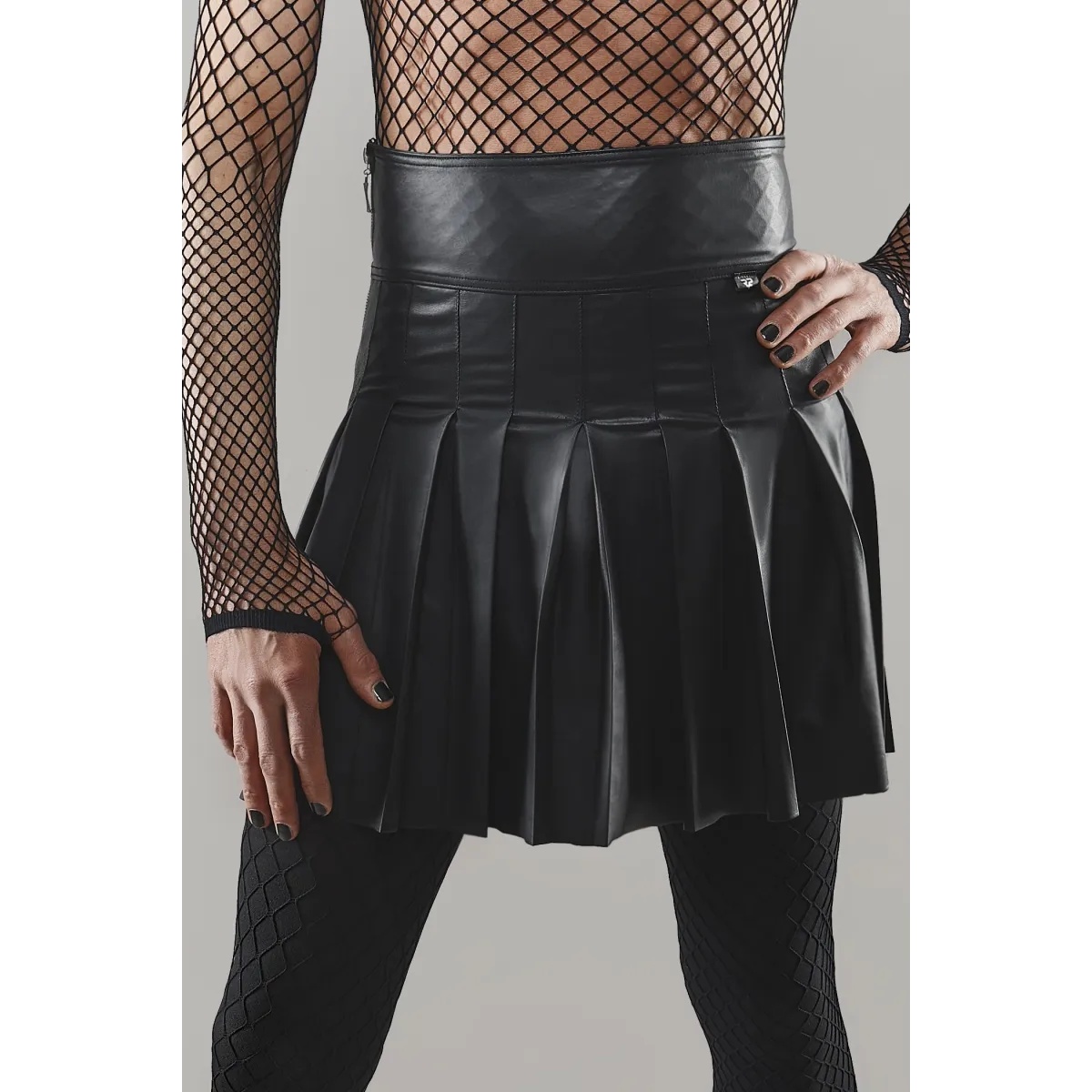 Halblanger Rock BOJavier001 schwarz von RFP Bad Officer | Fesselliebe.de