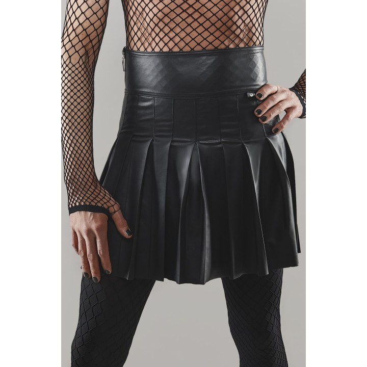 Halblanger Rock BOJavier001 schwarz von RFP Bad Officer | Fesselliebe.de