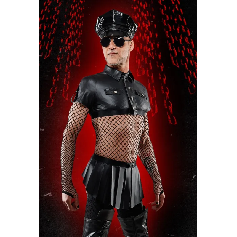 Kurzer Rock BOJulian001 schwarz von RFP Bad Officer | Fesselliebe.de