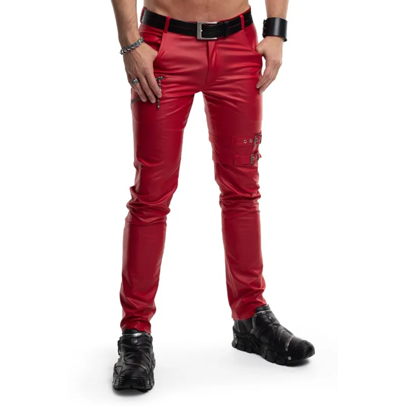Lange Herren Hose RMTommaso002 rot von Regnes Fetish PLanet | Fesselliebe.de