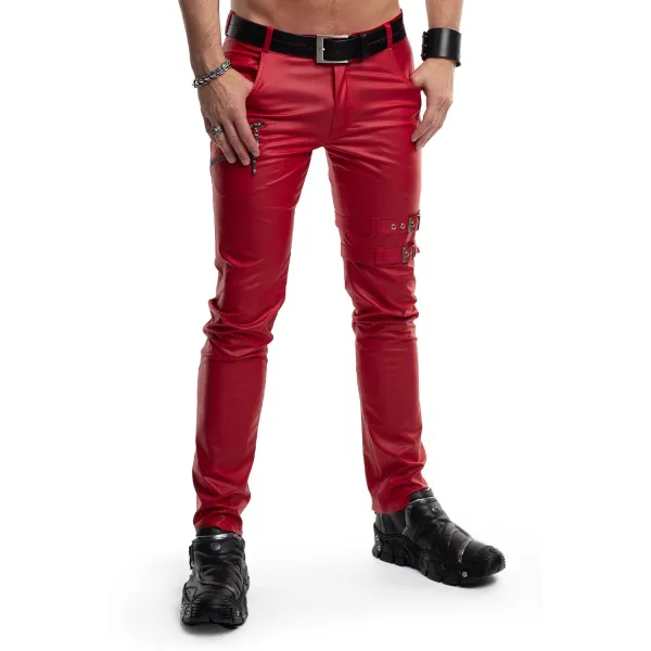 Lange Herren Hose RMTommaso002 rot von Regnes Fetish PLanet | Fesselliebe.de
