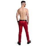 Lange Herren Hose RMTommaso002 rot von Regnes Fetish PLanet | Fesselliebe.de