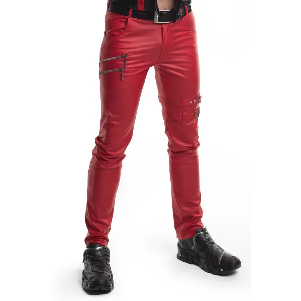 Lange Herren Hose RMTommaso002 rot von Regnes Fetish PLanet | Fesselliebe.de