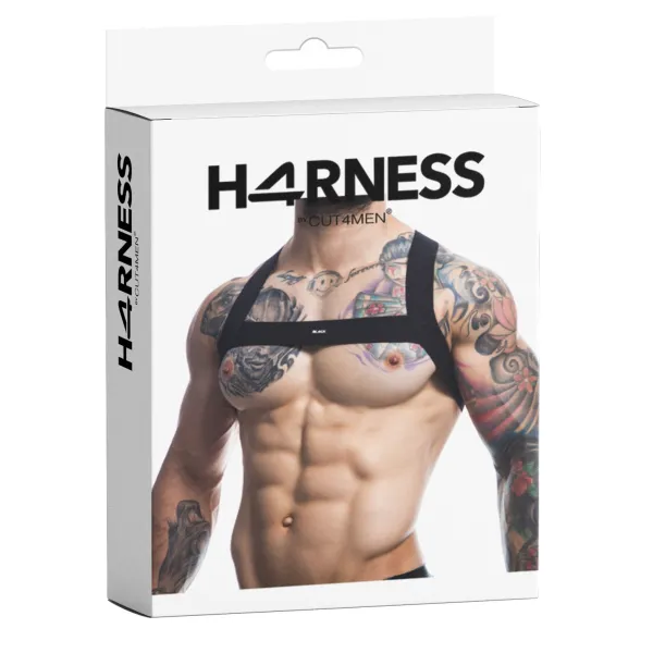 Schwarzer Brust-Harness 02 by Cut4Men | Fesselliebe.de