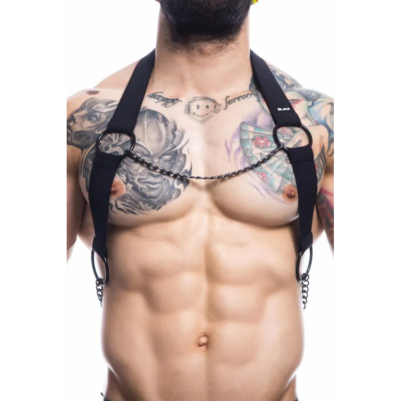 Schwarzer Brust-Harness 03 by Cut4Men | Fesselliebe.de