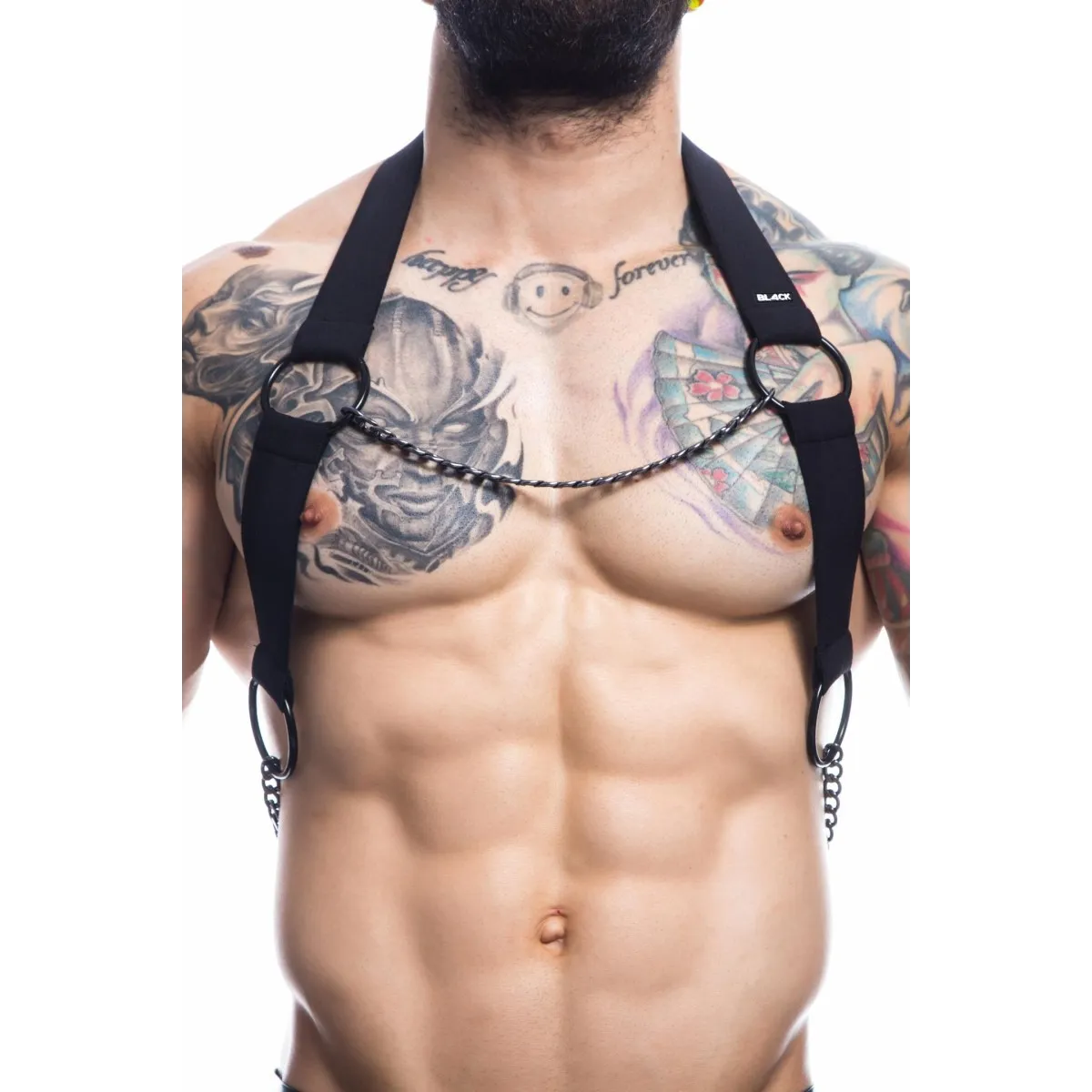 Schwarzer Brust-Harness 03 by Cut4Men | Fesselliebe.de