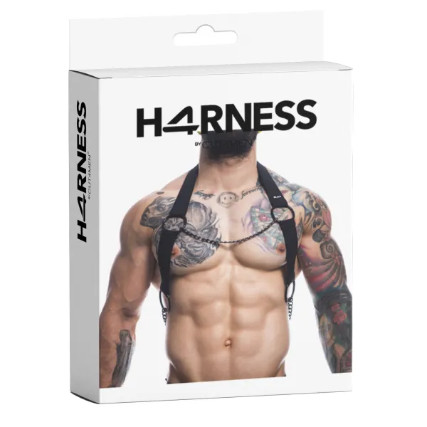 Schwarzer Brust-Harness 03 by Cut4Men | Fesselliebe.de